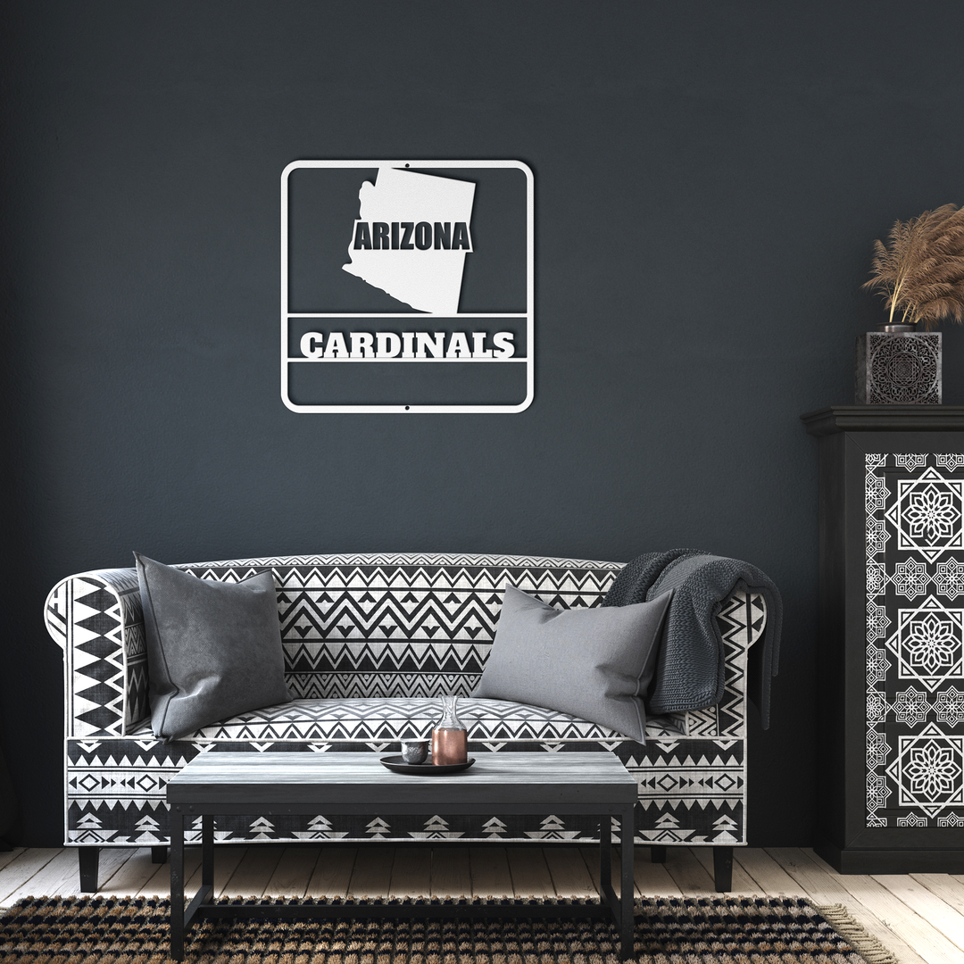 Custom Arizona Metal Wall Art - Indoor Outdoor Decor