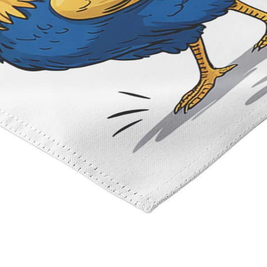 Funny 4th of July Garden Flag featuring chickens