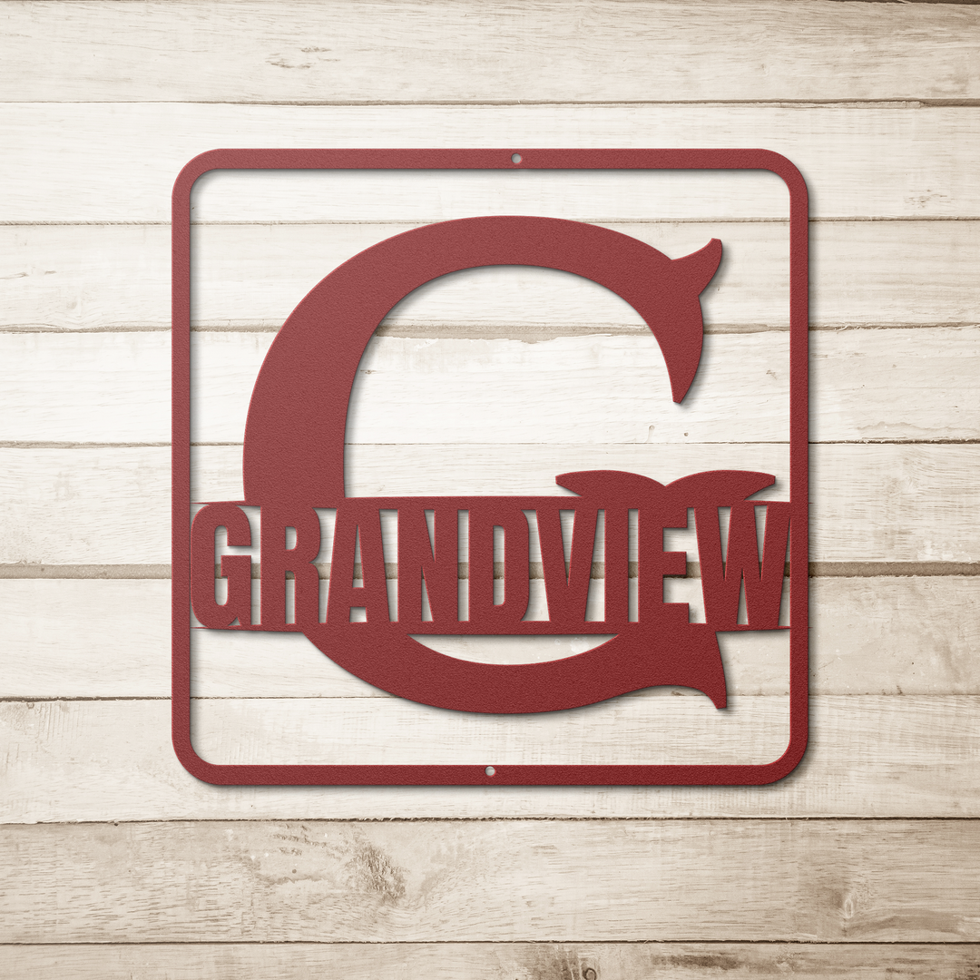 split monogram G PERSONALIZED