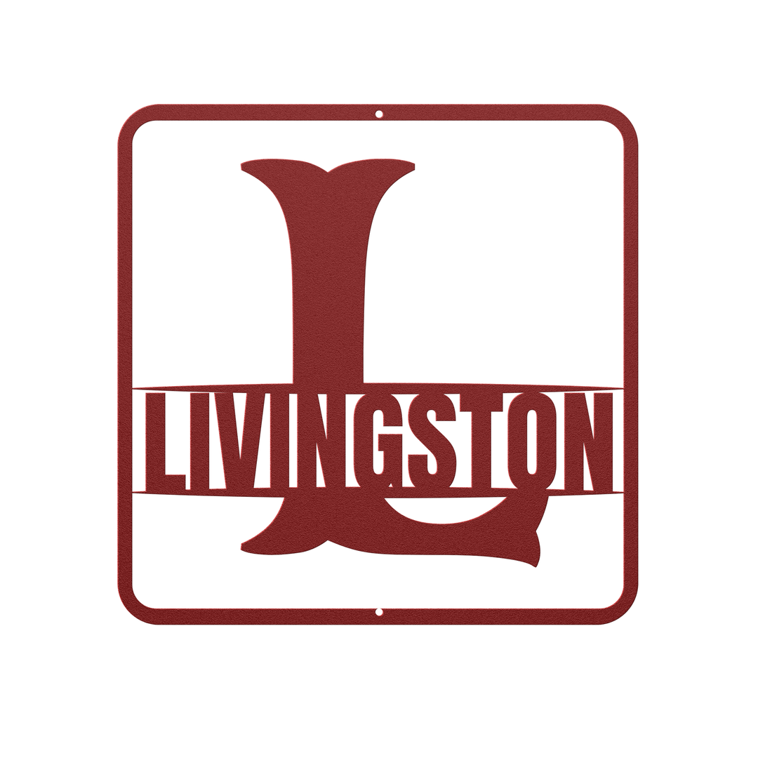 split monogram L PERSAONALIZED