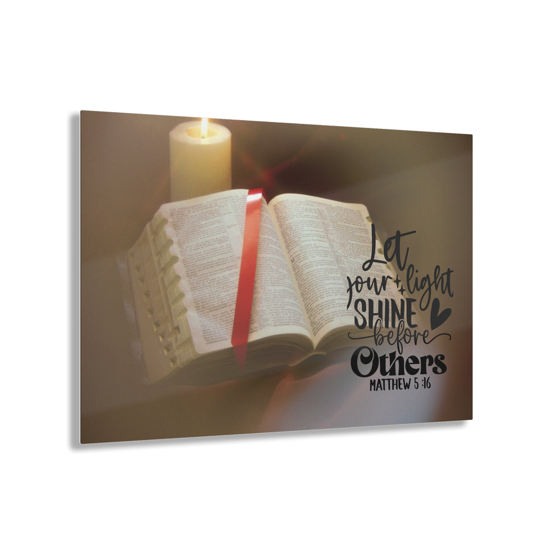 Acrylic Prints  featuring a Bible verse