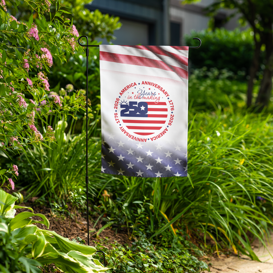 Patriotic Garden Flag - 250th Anniversary American Decor