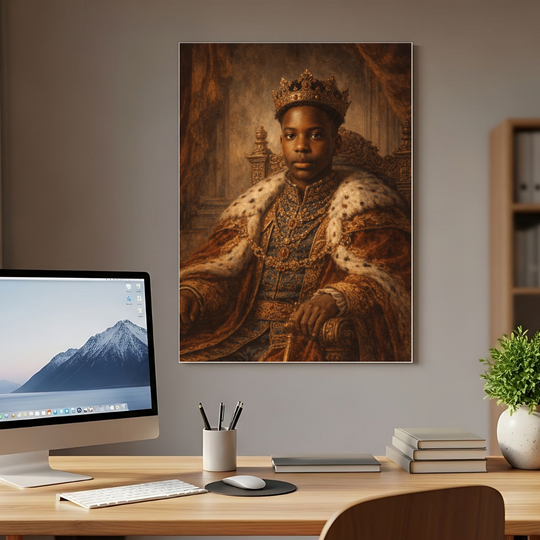 Renaissance Regal Portrait Canvas - Noble Decor