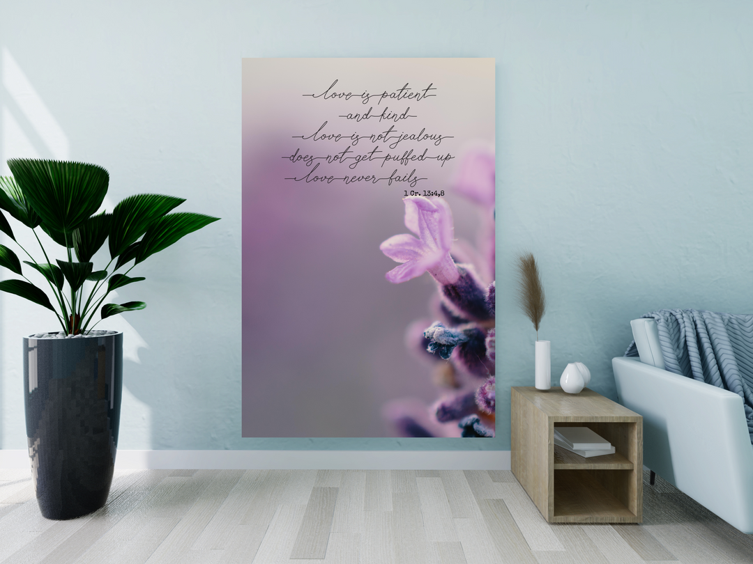 Floral Canvas Art - Inspirational Home Decor Gift