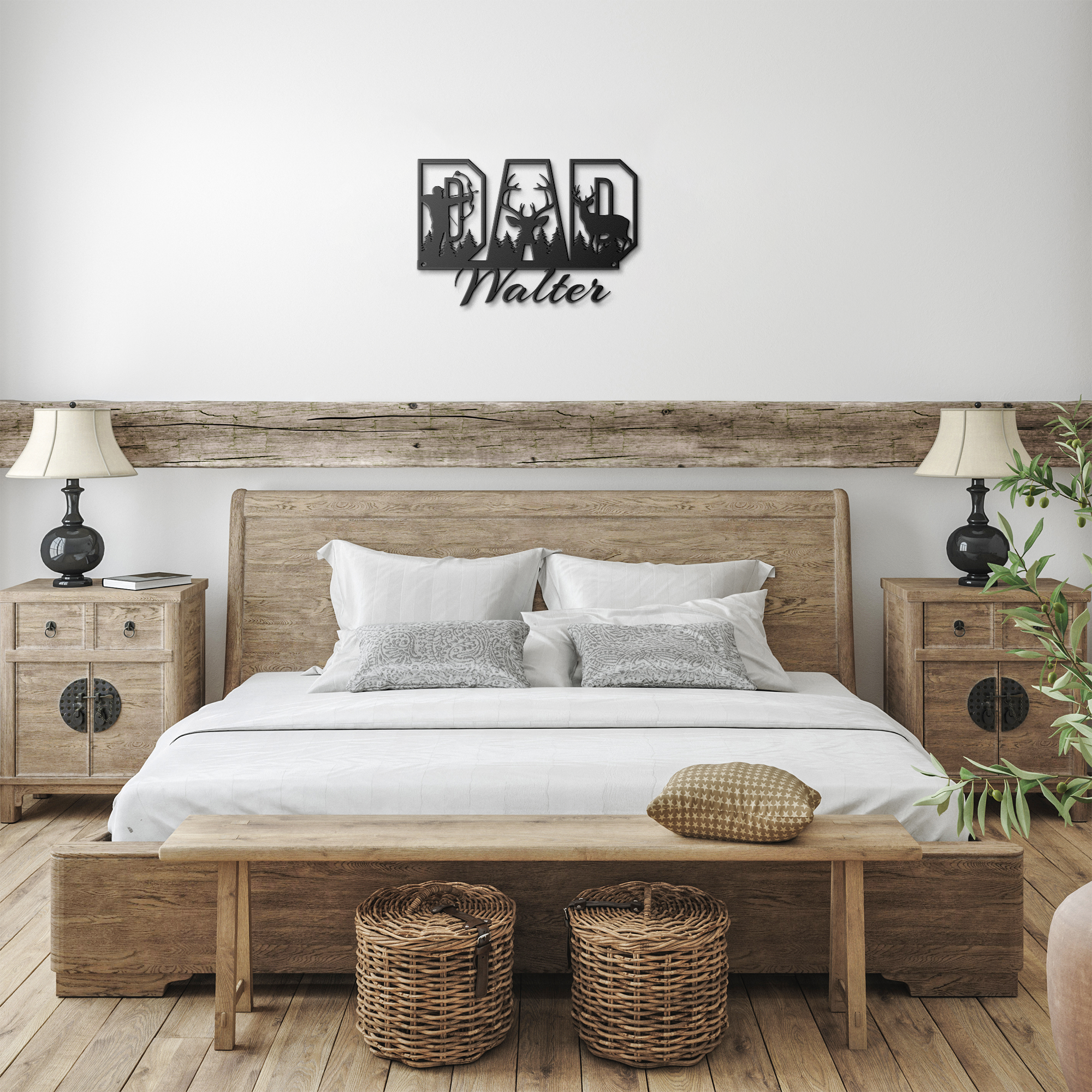 Custom Metal Wall Art for Dad - Personalized Gift - Tailored Wall Expressions