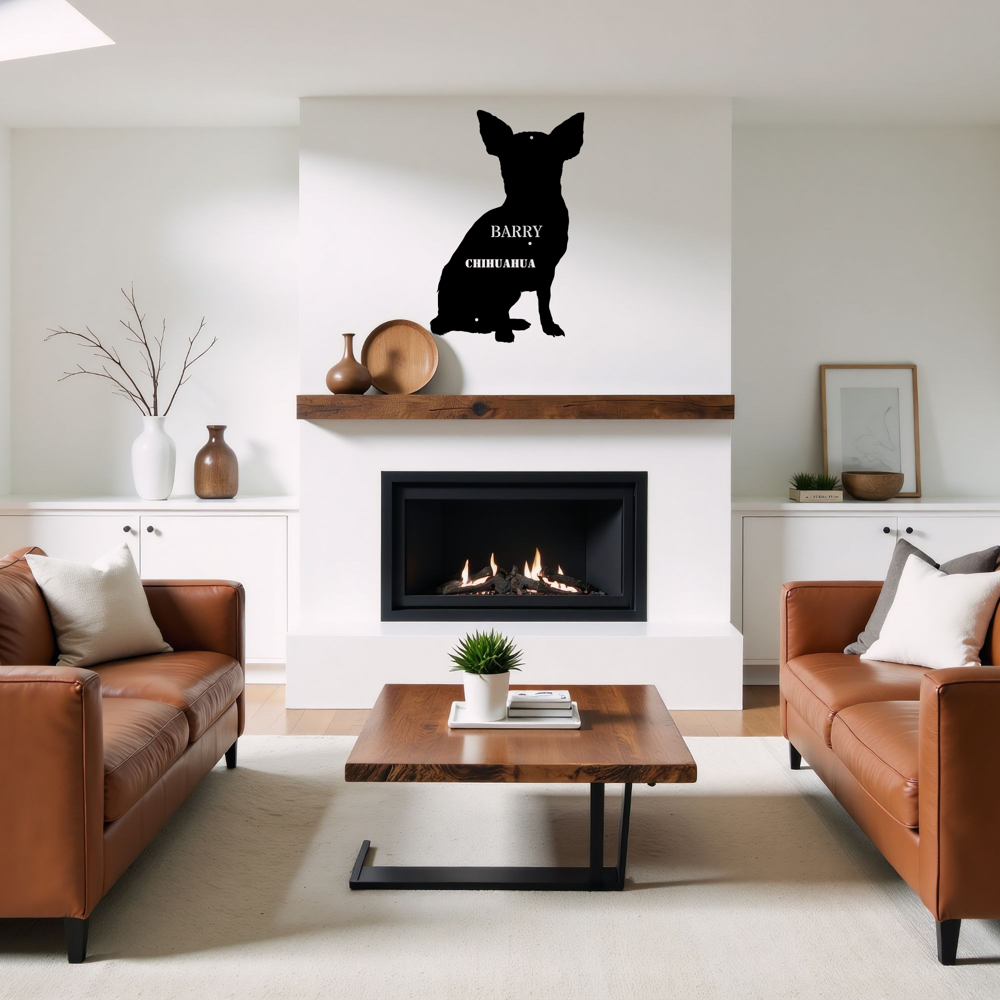 Chihuahua Metal Sign - Personalized Dog Wall Art - Tailored Wall Expressions
