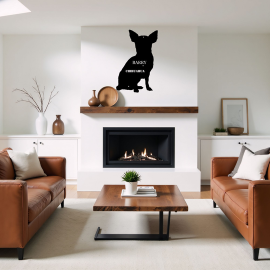 Chihuahua Metal Sign - Personalized Dog Wall Art
