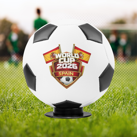 2026 World Cup Spain Soccer Ball Souvenir - Mini Display