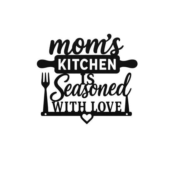 Custom Metal Kitchen Wall Sign - Rustic Home Decor