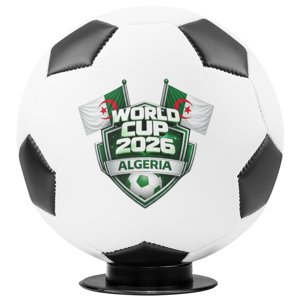 Mini Soccer Ball Keepsake - World Cup 2026 Algeria Souvenir - Tailored Wall Expressions