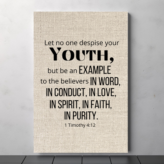 Custom Inspirational Quote Canvas - Home Decor Gift