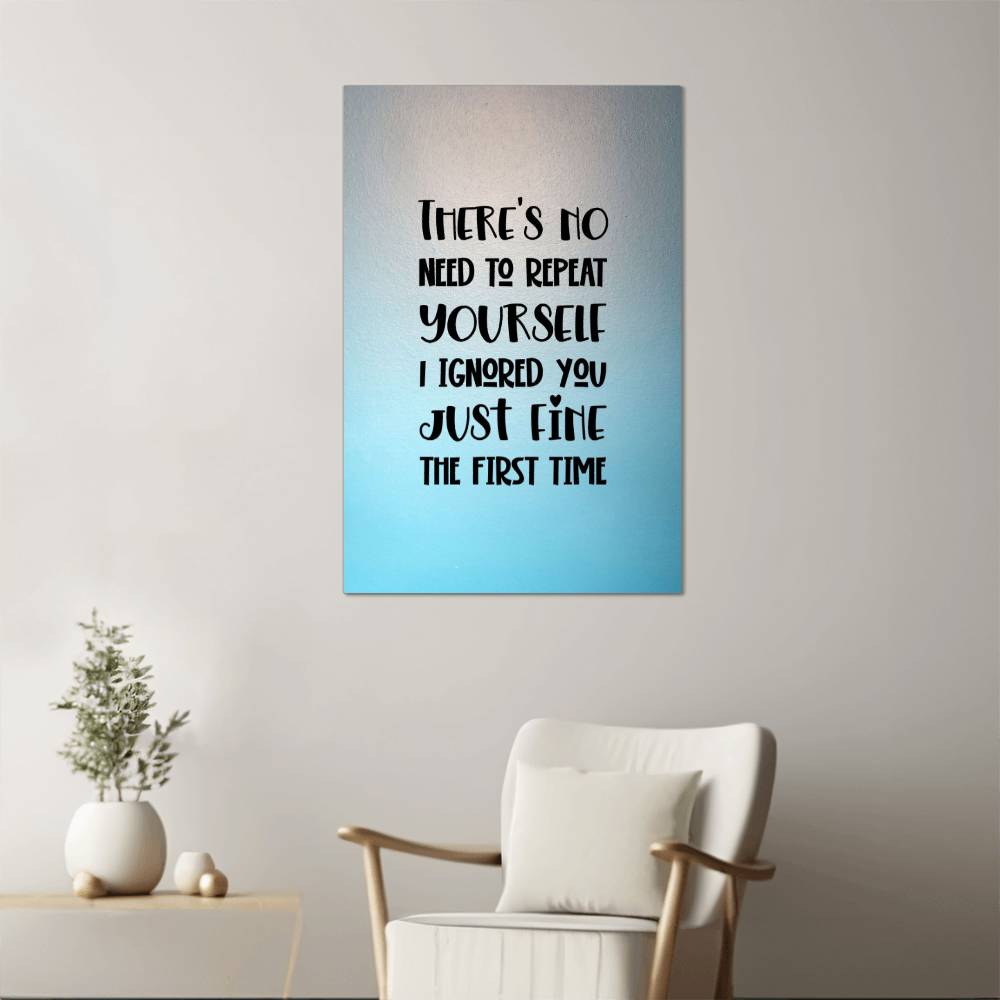 High Gloss Metal Art Print - Custom Aluminum Decor Humorous