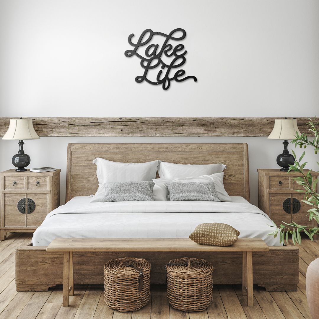 Lake Life Metal Sign - Custom Outdoor Wall Art
