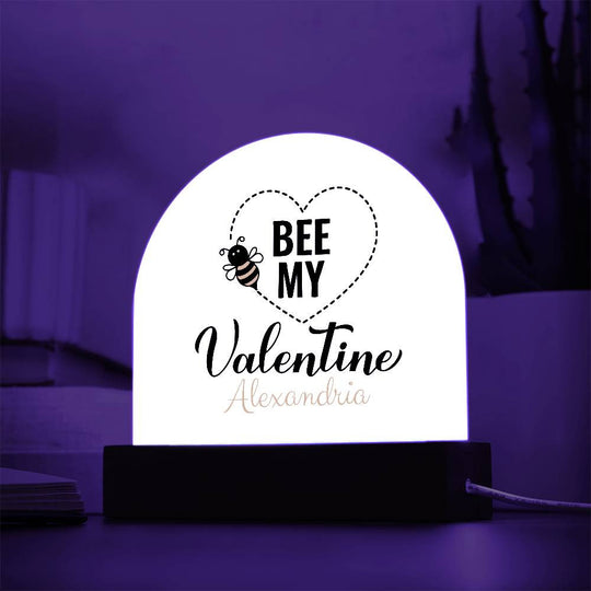 Personalized Valentine, Acrylic Dome Plaque