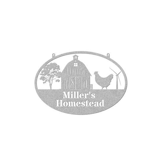 Personalized Farmhouse Metal Wall Art for Country Homes