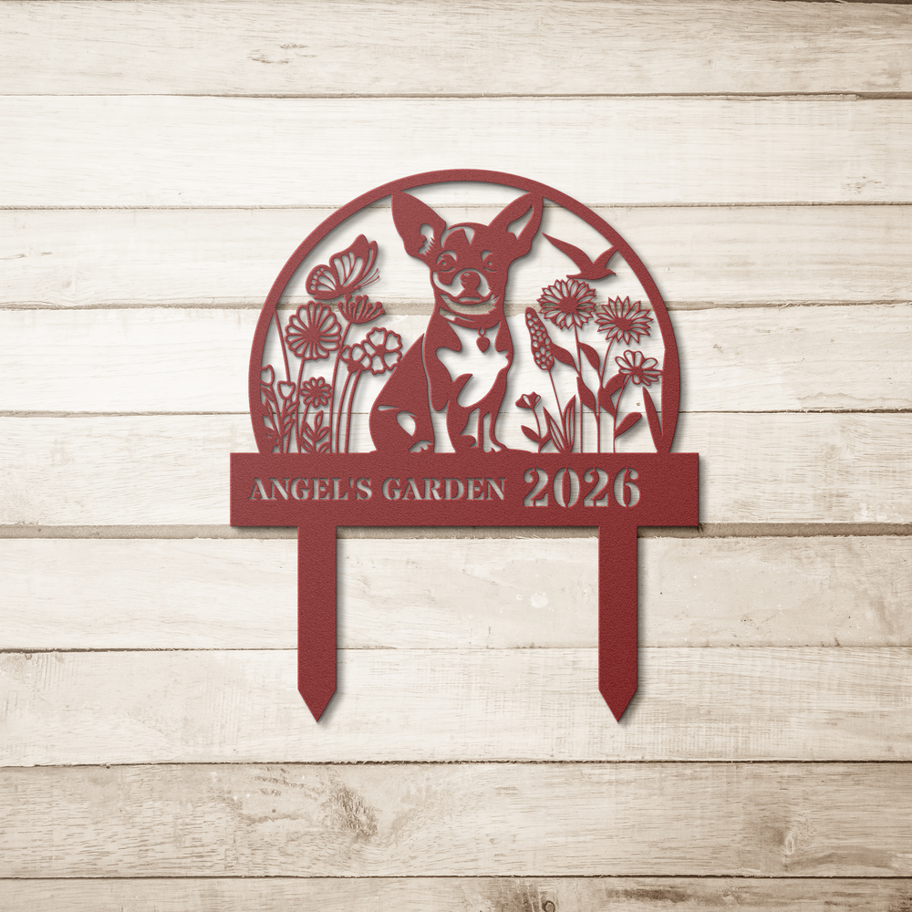 Memorial Garden Stake - Personalized Metal Yard Sign