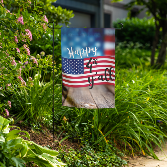 4th of July Garden Flag - Patriotic Double Sided Decor