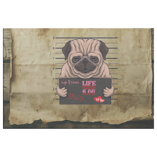 Valentine wanted poster,pet,best friends holiday valentine wall art dog love decor