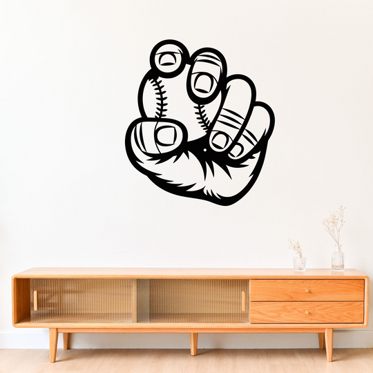 Baseball Wall Art - Metal Sign Decor for Sports Enthusiasts