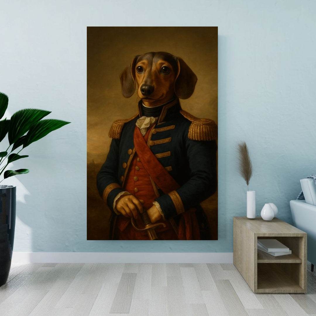 Custom Pet Portrait Canvas - Renaissance Style