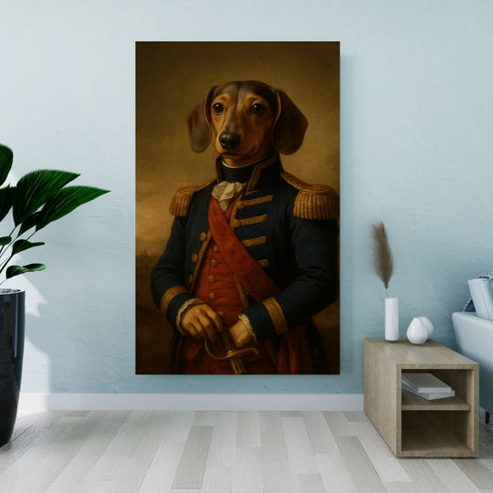 Custom Pet Portrait Canvas - Renaissance Style
