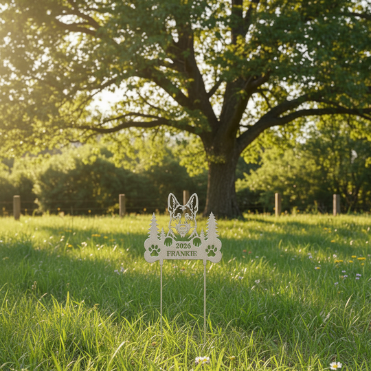 Memorial Garden Stake /Personalized German Sheppard
