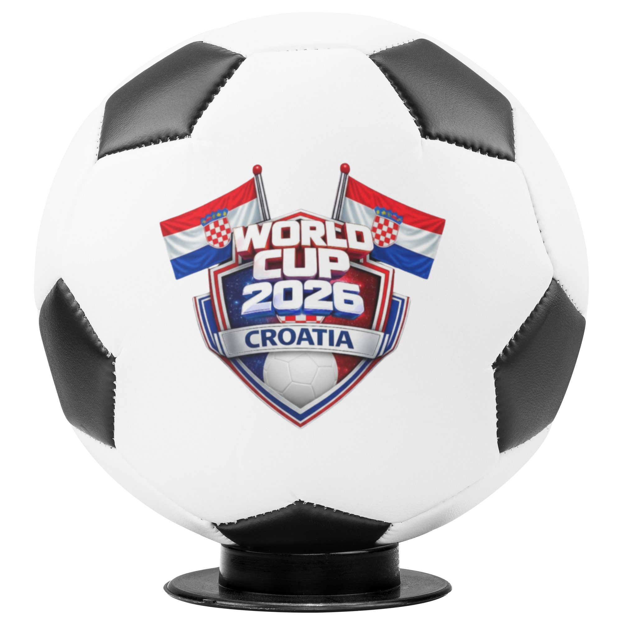Mini Soccer Ball Keepsake - World Cup 2026 Croatia Gift - Tailored Wall Expressions