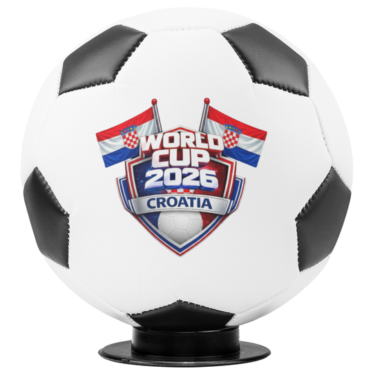 Mini Soccer Ball Keepsake - World Cup 2026 Croatia Gift
