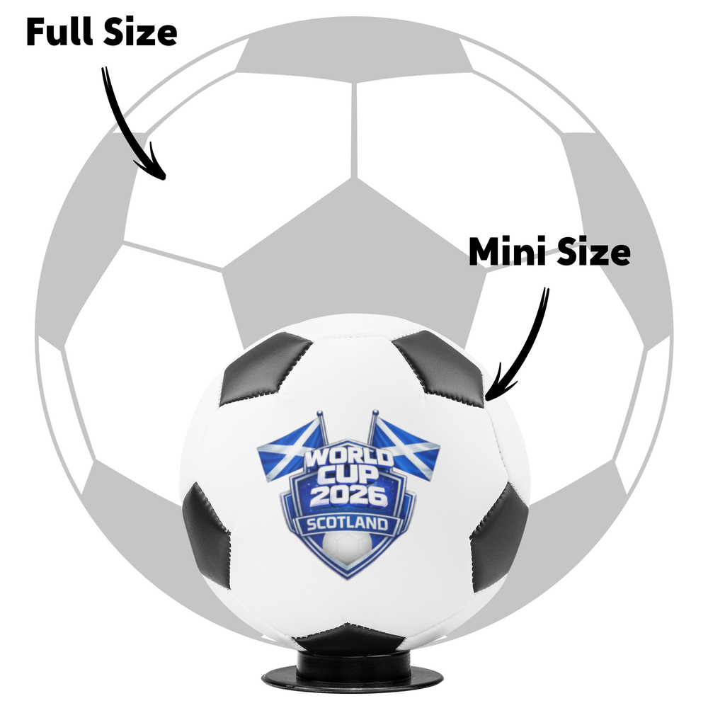 Mini Soccer Ball Keepsake - World Cup 2026 Scotland Gift