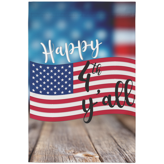 4th of July Garden Flag - Patriotic Double Sided Decor