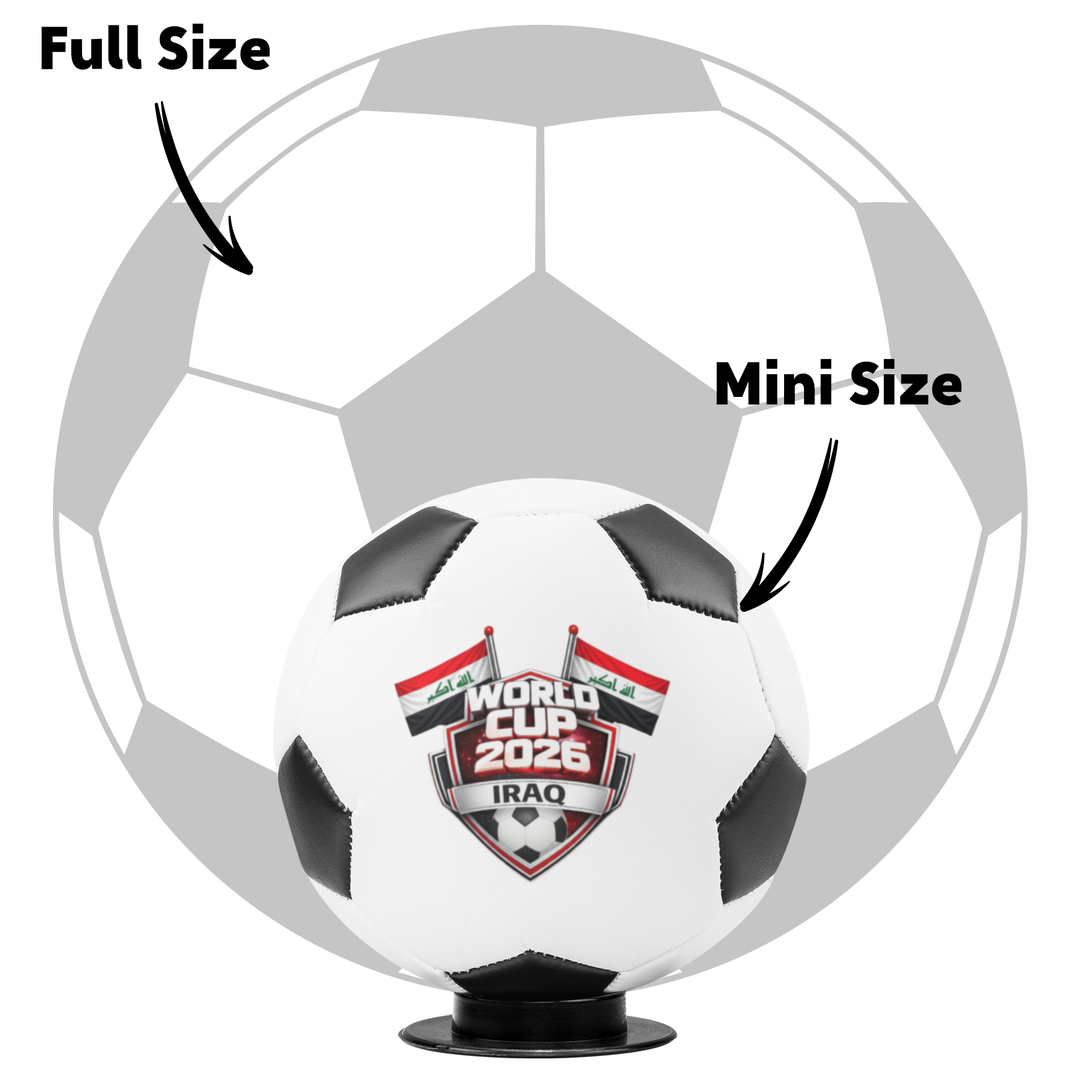 Iraq World Cup 2026 Mini Soccer Ball – Collectible Gift