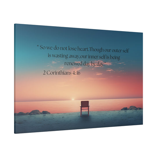 Matte Canvas, Stretched, 0.75" Faith & Inspiration