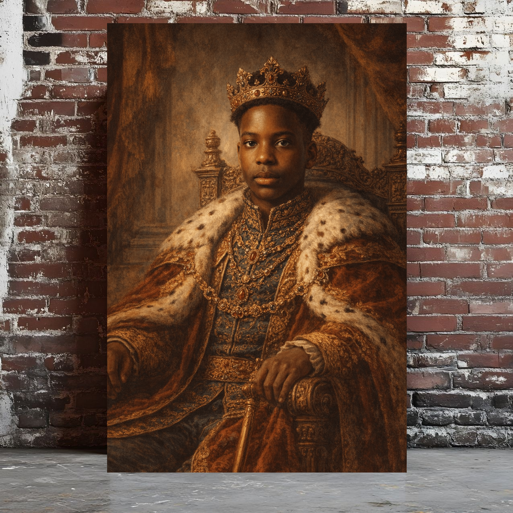 Renaissance Regal Portrait Canvas - Noble Decor