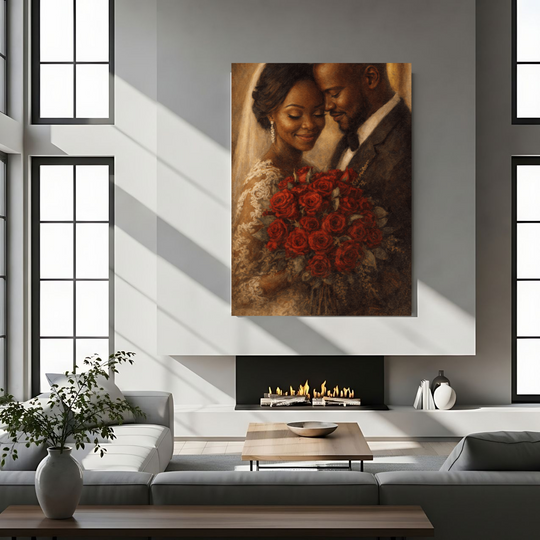 Custom Oil Painting style  Canvas - personalized Portrait Gift