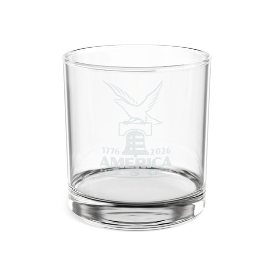 America's 250 Engraved Whiskey Glass — 10.5 oz Commemorative