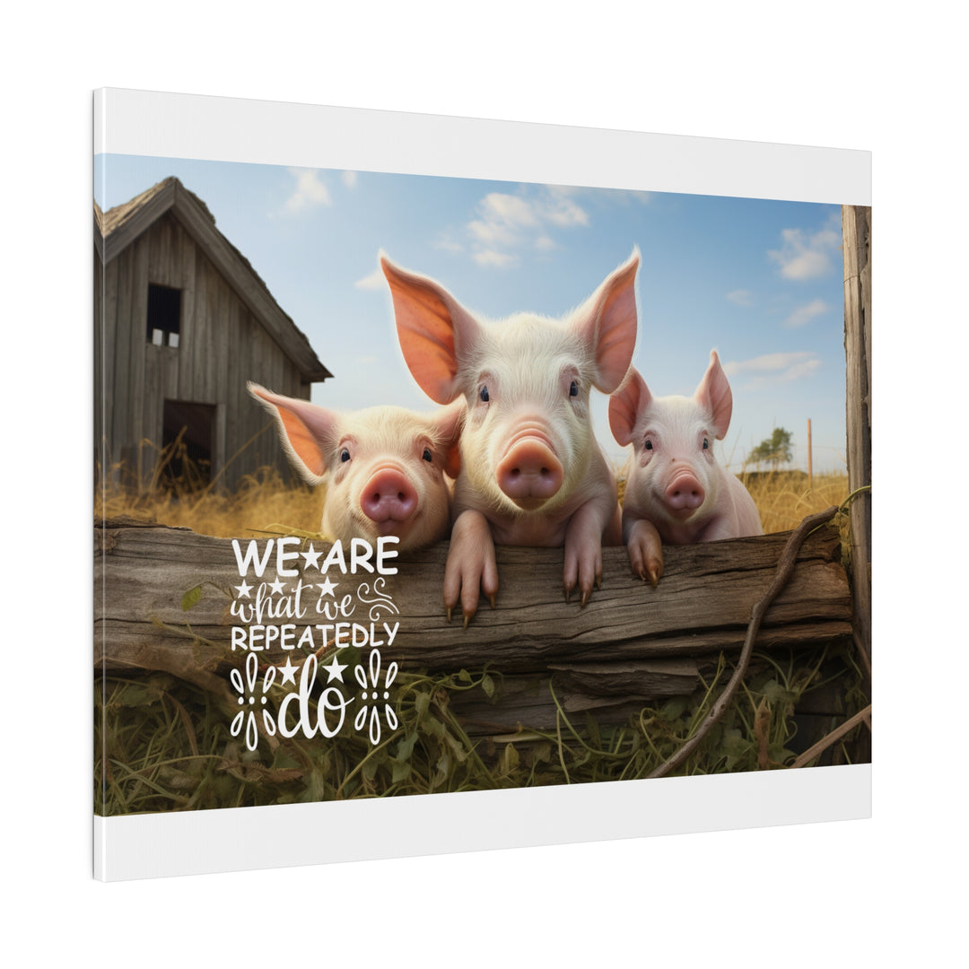 Matte Canvas, Stretched, 0.75" humorous print