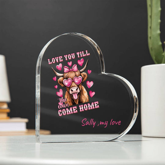 Valentine,anniversarry,special ocassionAcrylic Heart Plaque