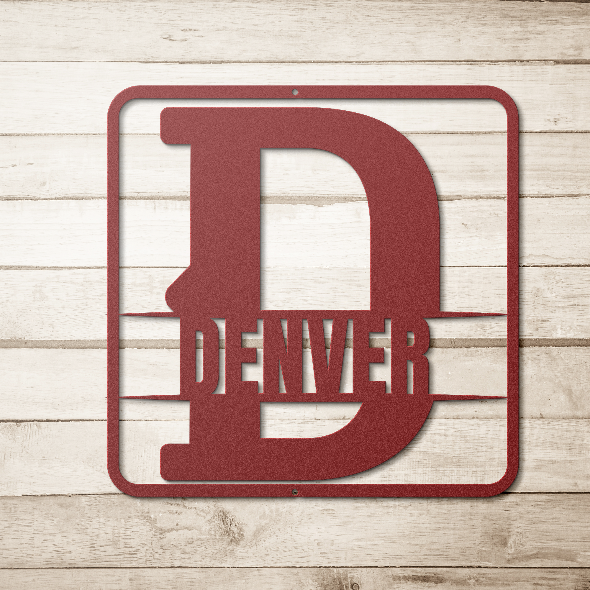split monogram D personalized - Tailored Wall Expressions