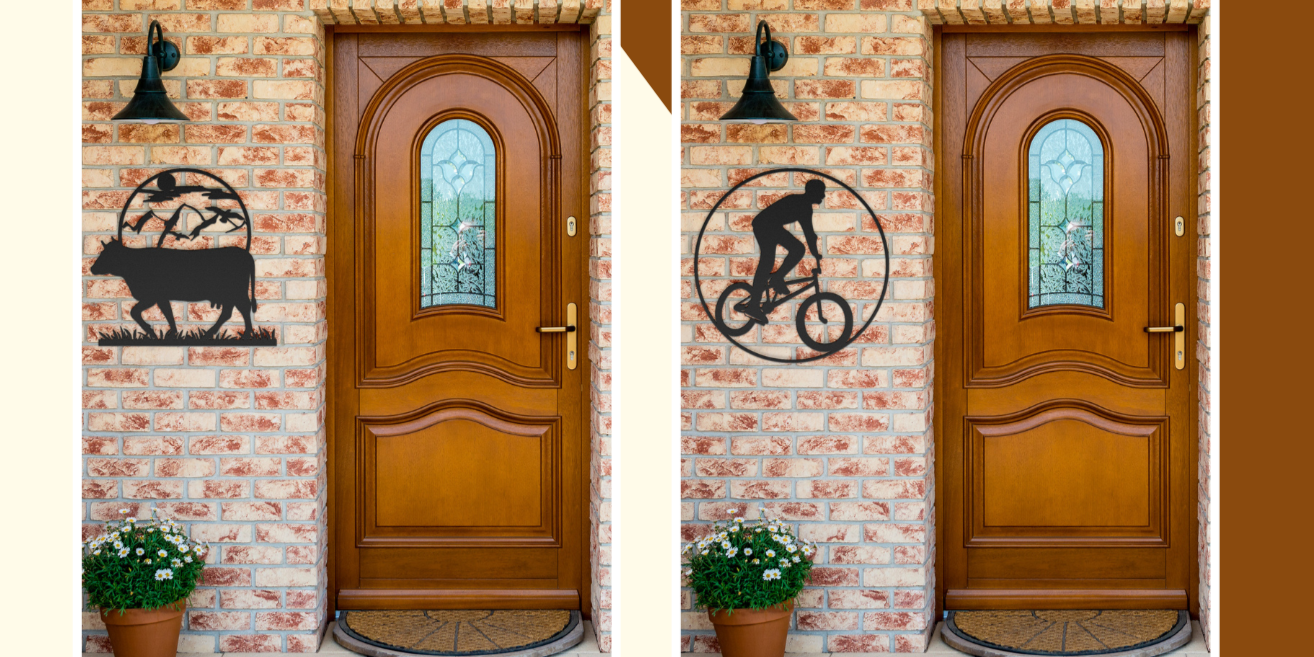 Custom metal personalized wall art home decor tailored wall