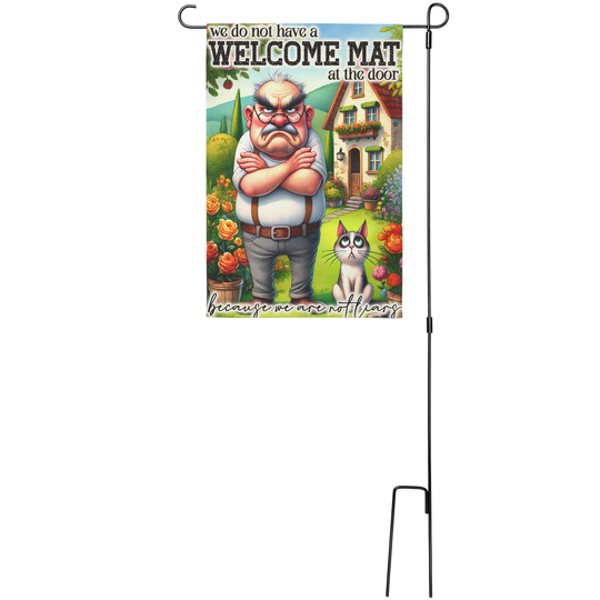 Funny Garden Flag - Quirky Outdoor Decor for Laughs