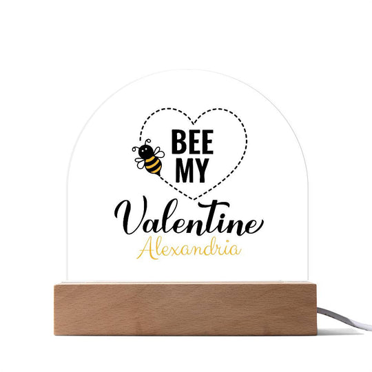 Personalized Valentine, Acrylic Dome Plaque