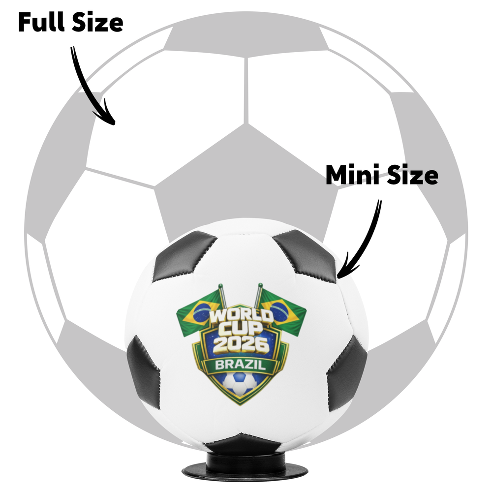 Mini Soccer Ball - Brazil World Cup 2026 Collectible Gift