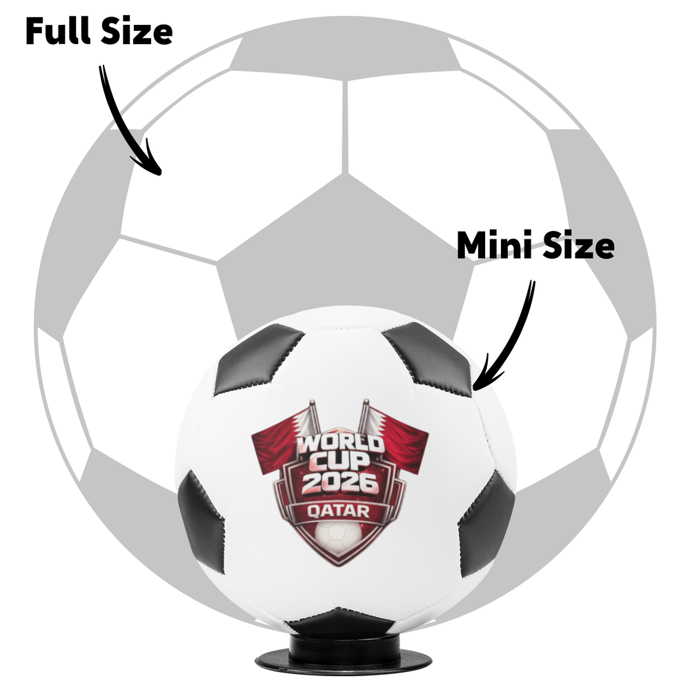 Mini Soccer Ball Keepsake - World Cup 2026 Qatar Collectible