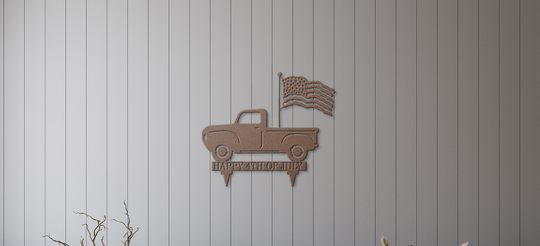 Die-Cut Metal Yard Sign, Independence, 4th of July