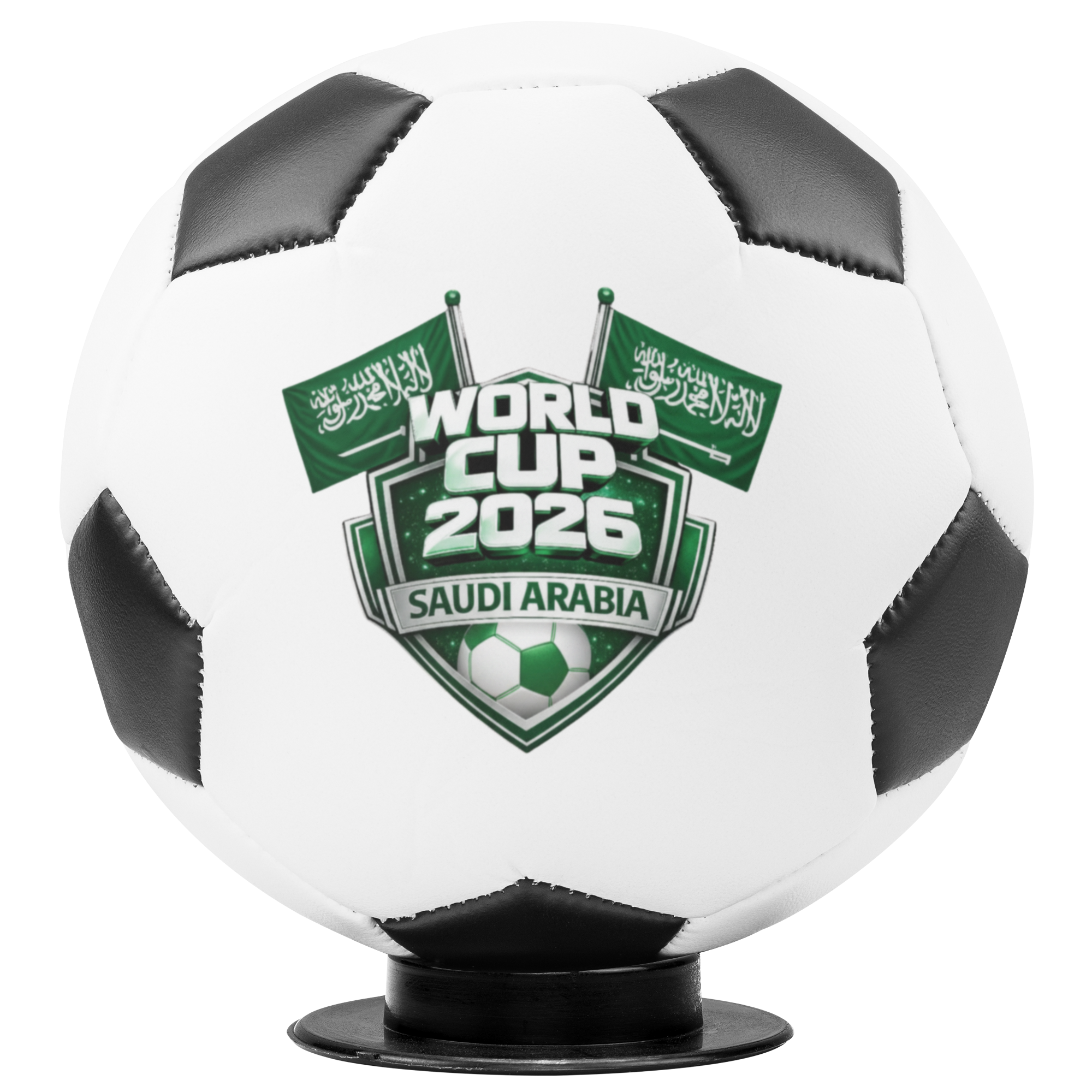 World Cup 2026 Saudi Arabia Mini Soccer Ball Keepsake - Tailored Wall Expressions