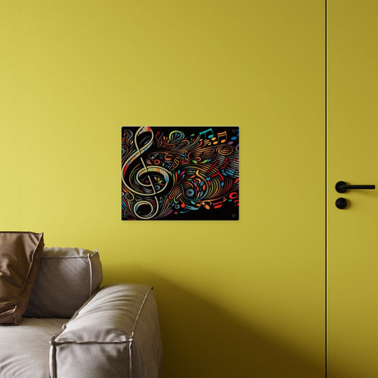 Colorful Music Art Panel – Vibrant Acrylic Wall Decor