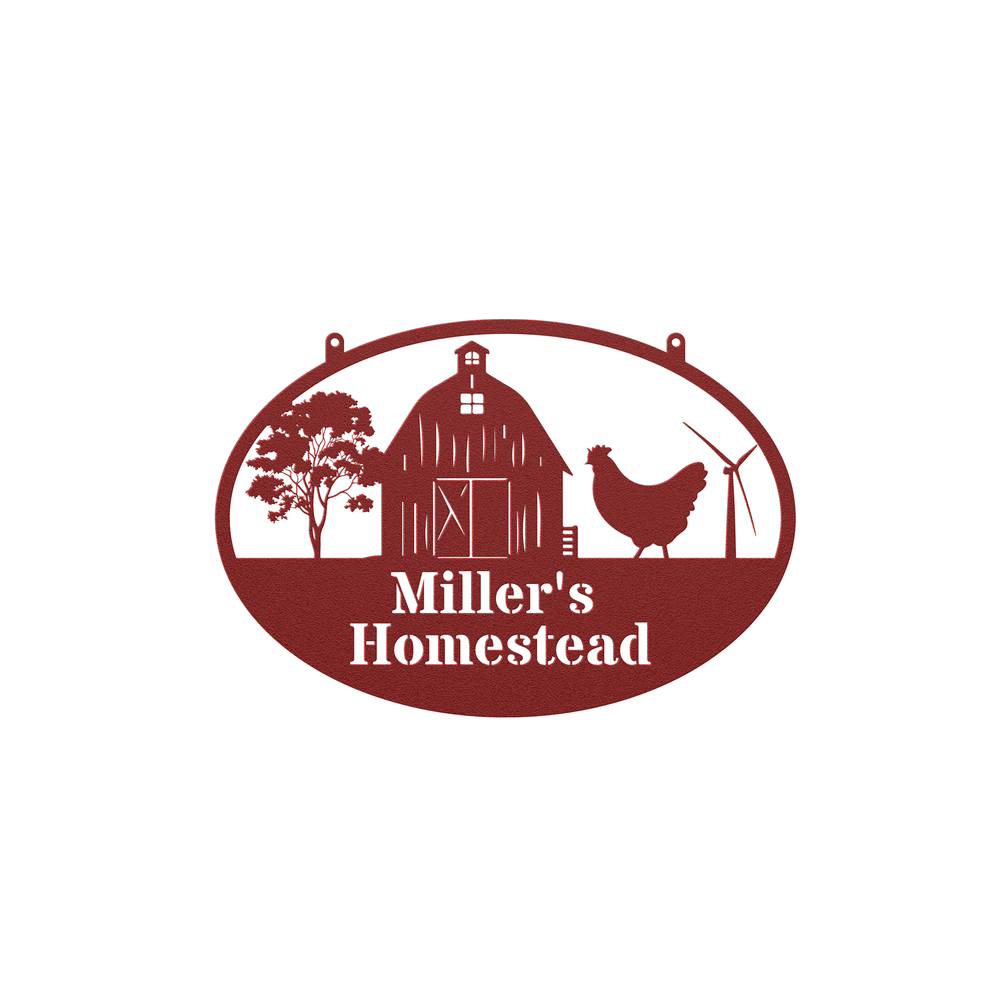 Personalized Farmhouse Metal Wall Art for Country Homes