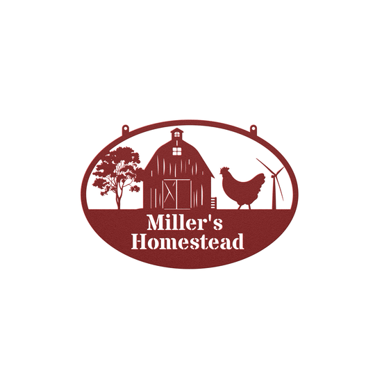 Personalized Farmhouse Metal Wall Art for Country Homes