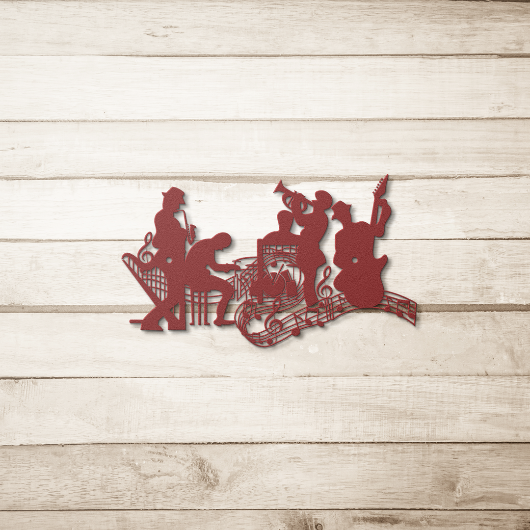 Metal Music Band Wall Art - Jazz Musician Decor