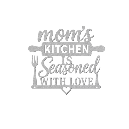 Custom Metal Kitchen Wall Sign - Rustic Home Decor